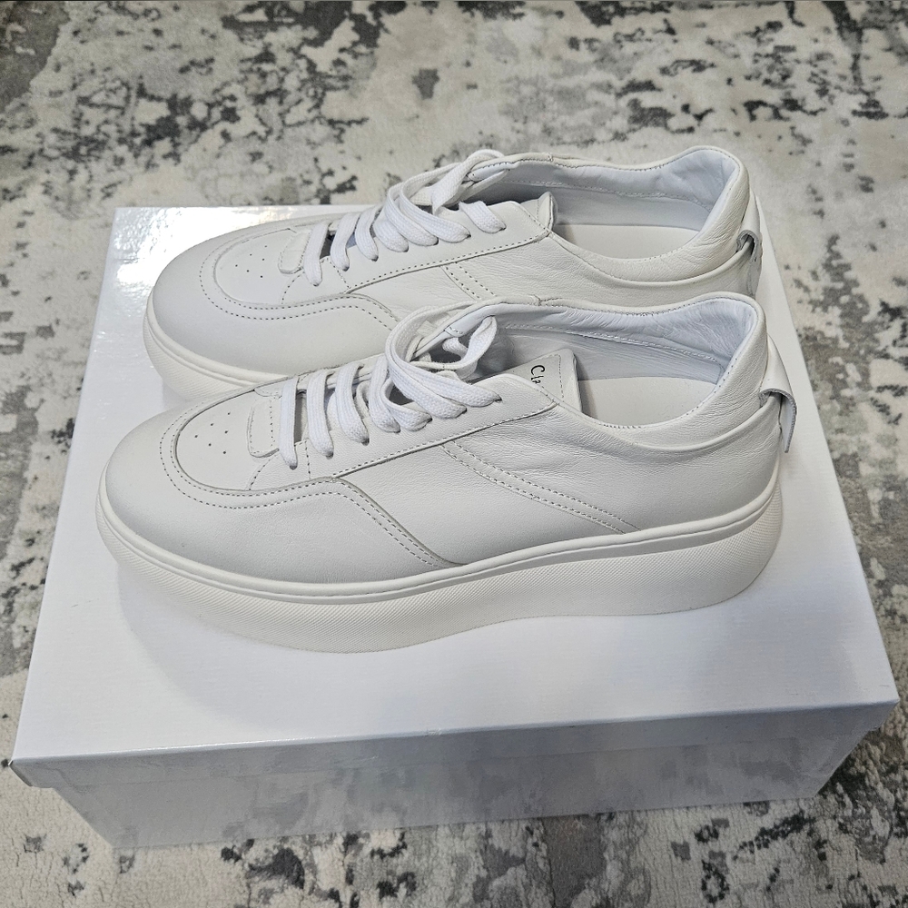 La Canadienne Brea Leather Sneaker Sz 41 NWT